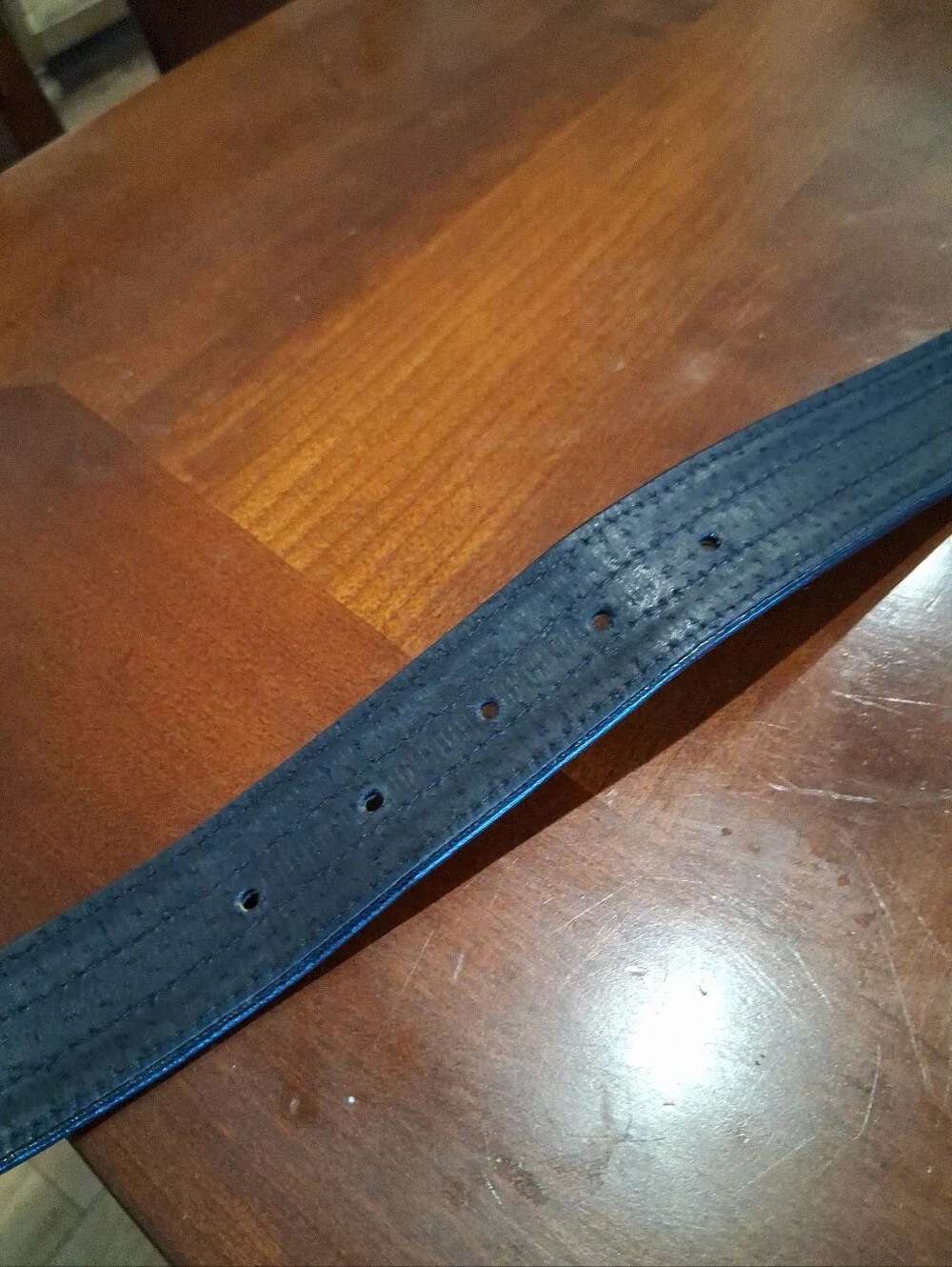 Authentic CARLISLE Leopard Leather Belt